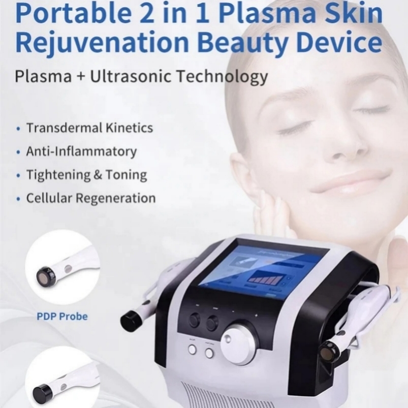 Portable 2 In 1 Facial Lifting Ance Rejuvenation anti-wrinkle Facial Plasma Beauty Equipment Machine Factory Price Professional