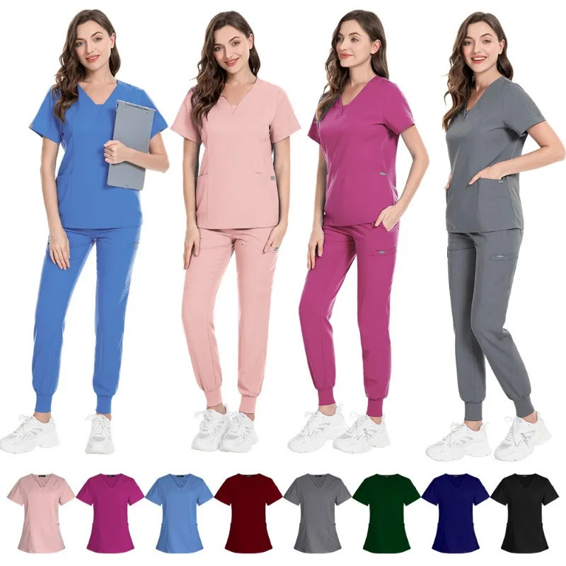 Wholesale Operating Room Uniform Scrubs Hospital Working Scrubs Set Supplies Nurse Dental Surgery Suit Workwear 250402