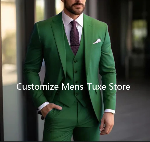 Purple Mens Suits Elegant Blazer Terno High Quality 3 Piece Jacket Pants Vest Set Business Outfits Costume Homme Slim Fit 250407