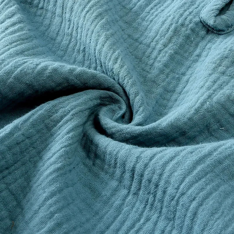 Cotton Linen Kids Clothes Girls Outfit Summer Boy Clothing Sets Solid Color Short Sleeve Tops Shorts Children Clothing 2-7 Years 250407