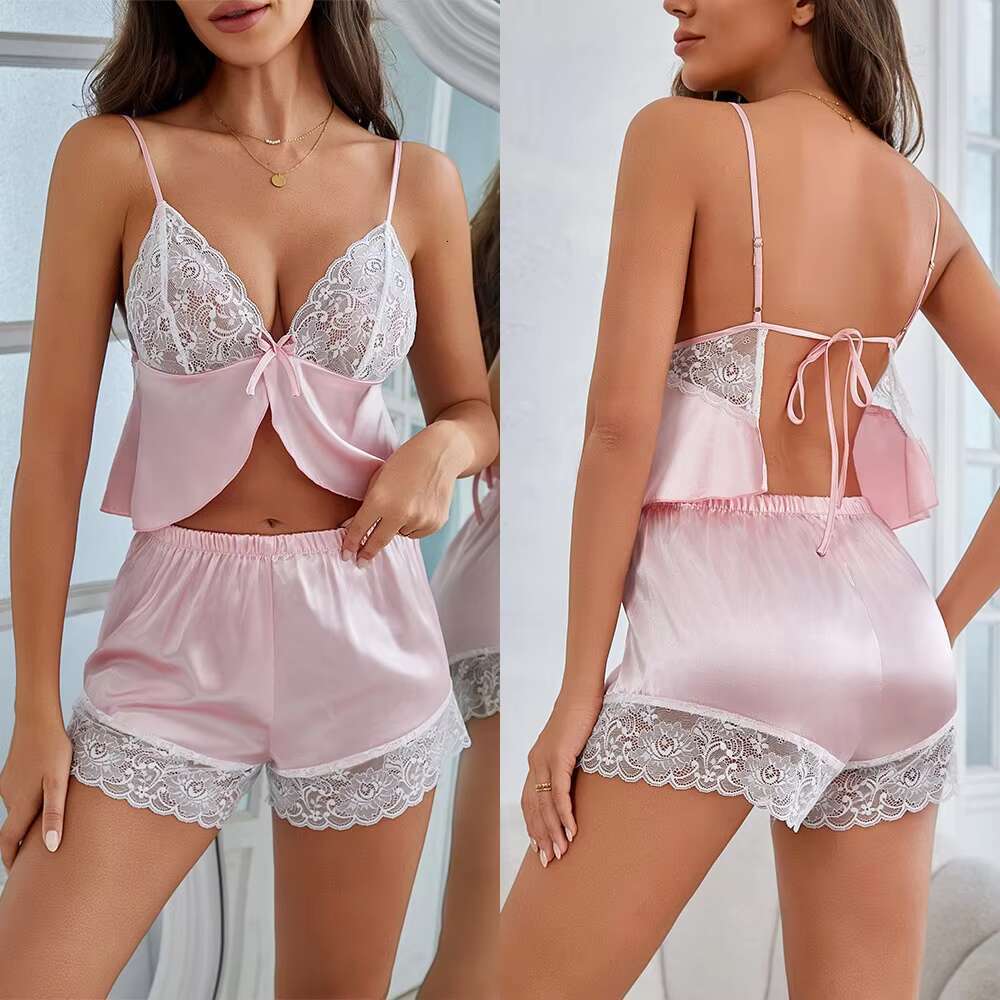 Hot-Selg Ladies' Sexy Pamas In 2025. Newly Designed Lace Pama Sets. Direct Wholesale From The Manufacturer.