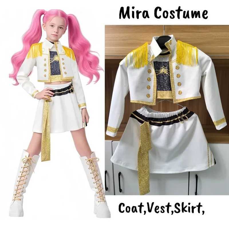 Kids K-Pop Demon Hunters Zoey Rumi Mira Costume Fancy Dress Cosplay Virtual Idol Movie Cosplay for Girls Kids Halloween Carniva W251107 - view 5