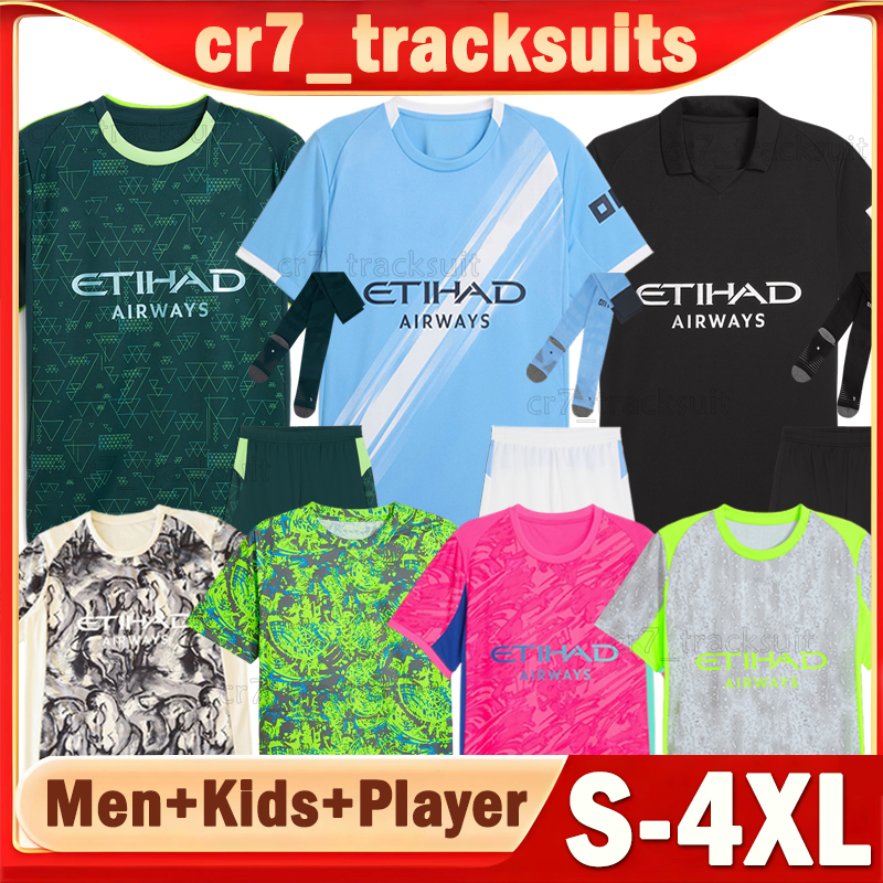XXXL 4XL 25 26 MAN CITY HAALAND Soccer Jerseys FODEN DOKU SAVINHO REIJNDERS Football Shirts 2025 2026 CHERKI MATHEUS N. Goalkeeper DONNARUMMA Long sleeves kids kits