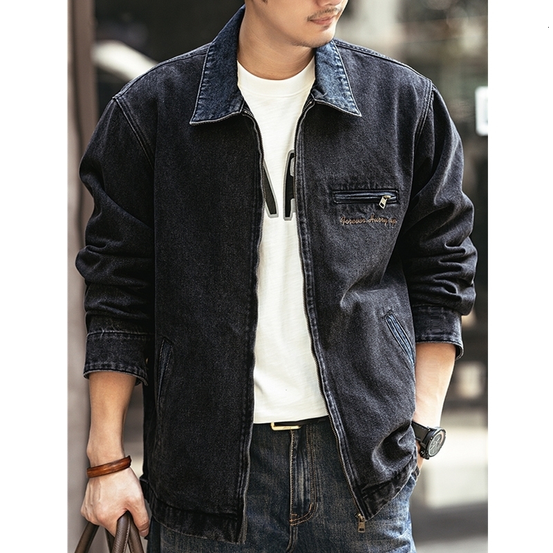 In the spring and autumn of American retro s will old denim jackets mens casual freight 250312