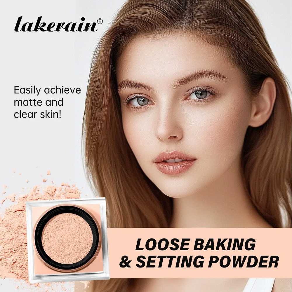 4-color luxury loose set facial foundation make-up oil control brightening full coverage facial beauty powder cosmeticsXJ250407