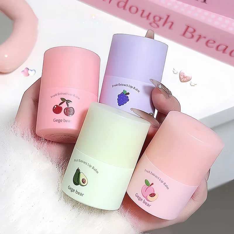 1Pc crystal lipstick jelly pink lipstick gloss moisturizing peach grape fruit lipstick transparent Korean lipstick lipstick W250407