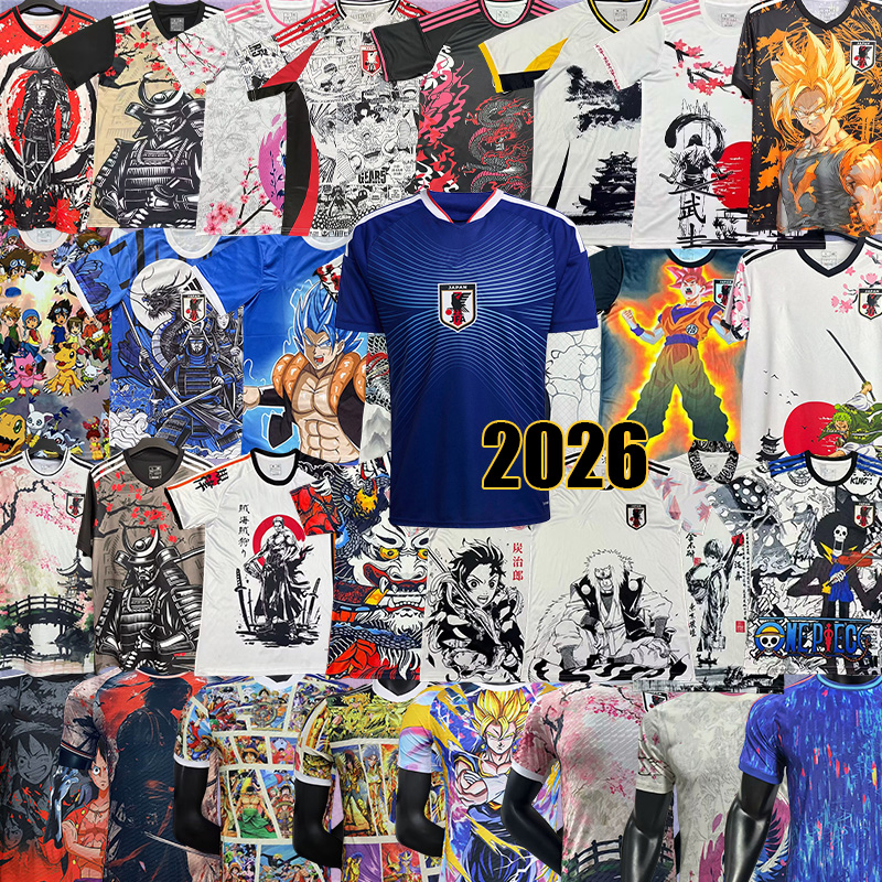 2026 World Cup japan Soccer Jerseys Cartoon tsubasa maglia giappone jersey camiseta japon football shirts ATOM MINAMINO DOAN KUBO TOMIYASU ENDO NAKATA maillot 2026