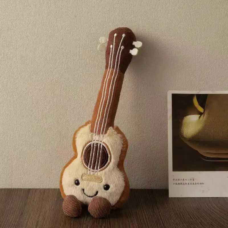 25/30cm Latest Eggplant Chicken Guitar Doll Plush Toy Handmade Doll Cartoon Anime Cute Pillow Childrens Birthday Gift Doll C251107