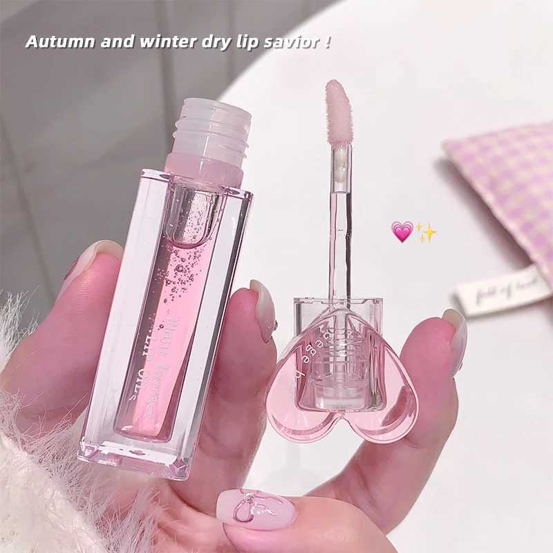 Gel bear plant extract lipstick set moisturizing lipstick gloss set moisturizing colorless moisturizing W250407