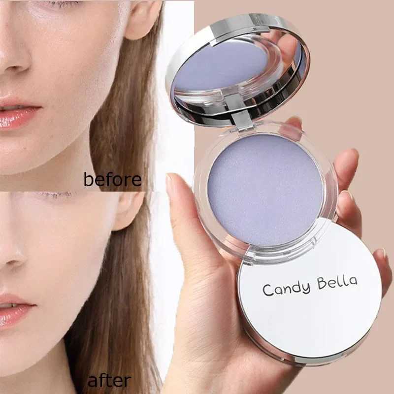 Matte set powder long-lasting oil control purple glitter pressed powder glossy facial powder jelly compact basic makeupXJ250407