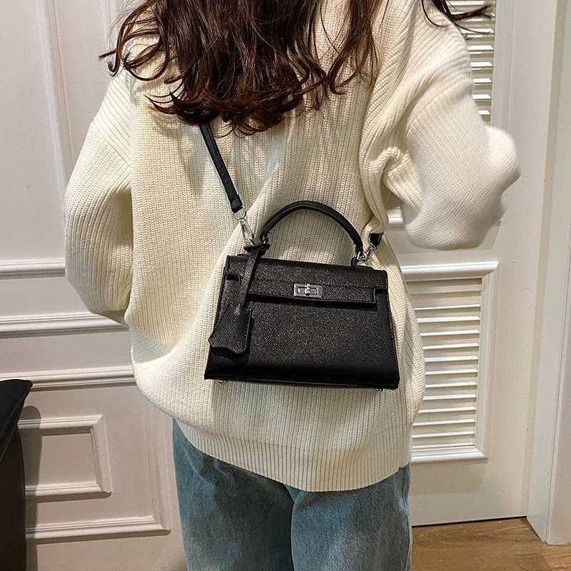 Fashionable Leather Crossbody Bag - Womens Handbag With Shoulder Strap Classic Design By Designer BrandW251107