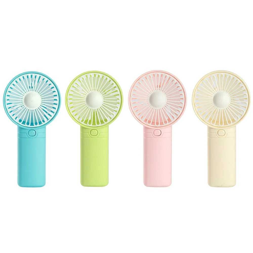 New portable mini fan small handheld fan battery version 1-speed air cooler fan suitable for offices outdoor travel camping W250403
