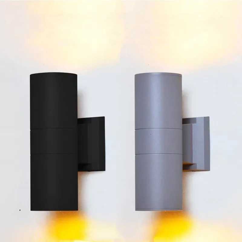 Outdoor wall lamp exterior wall waterproof led wall washer lamp hotel entrance upper and lower double-headed pillar outdoor two-W251106