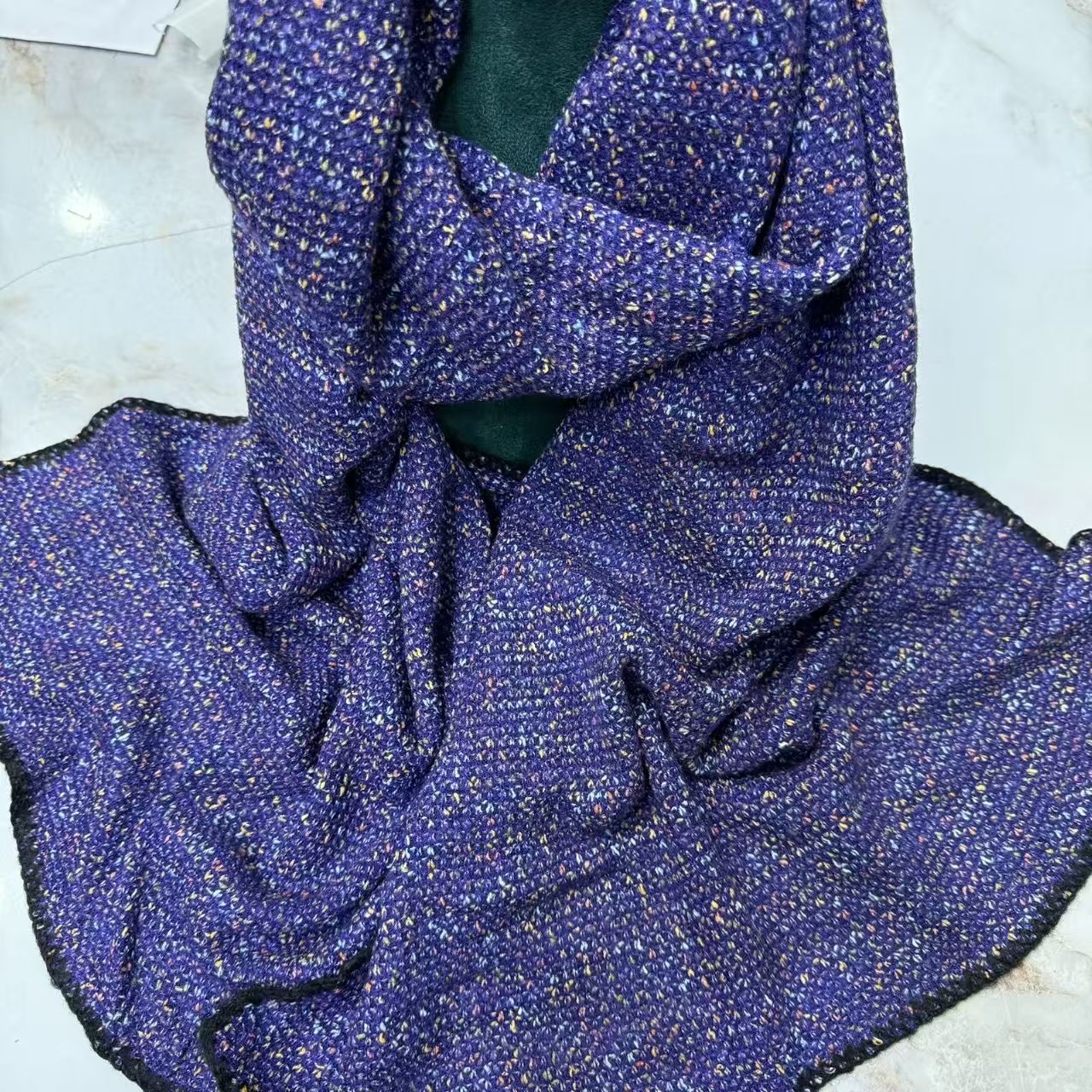 T432 new solid color winter versatile scarf shawl neck thick scarf fashion hot sale