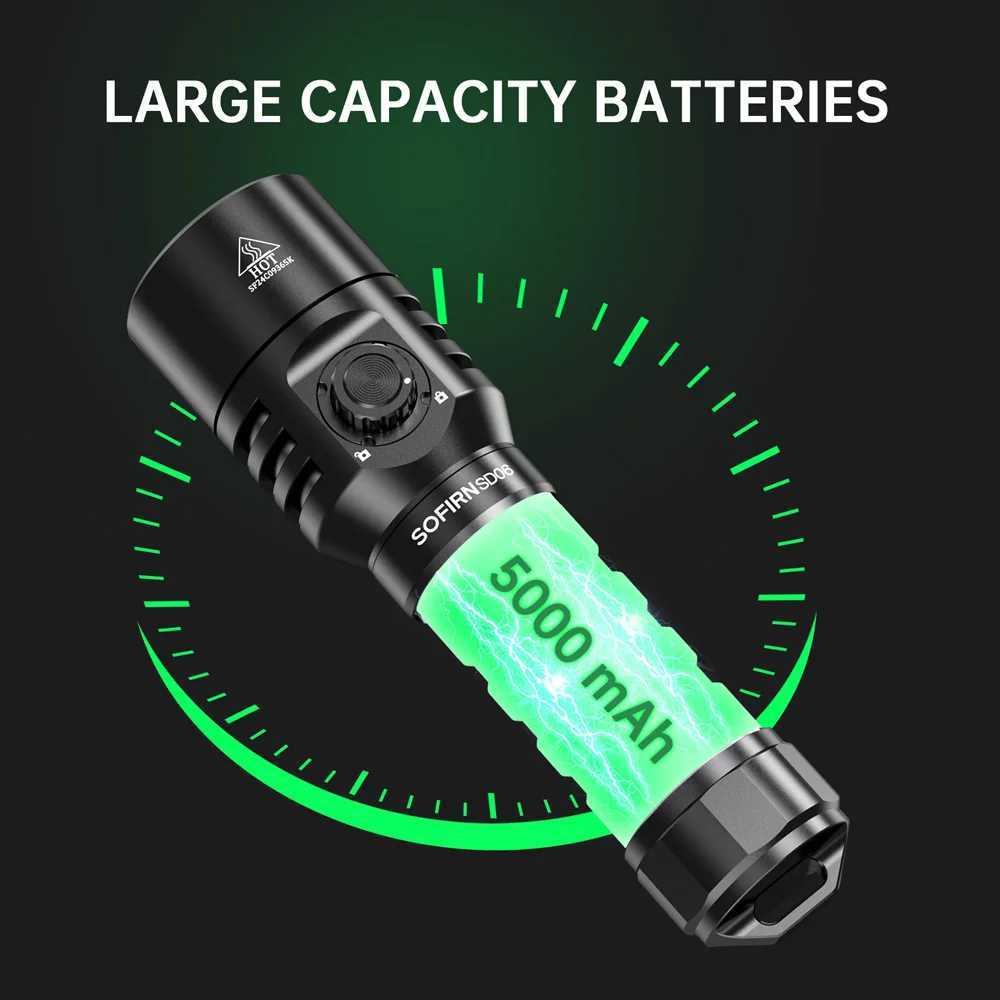 Sofirn SD06 Scuba Diving Light SFT70 Powerful 3200lm 21700 Dive Flashlight Rotary Switch With Lock Mode 6500KW251106