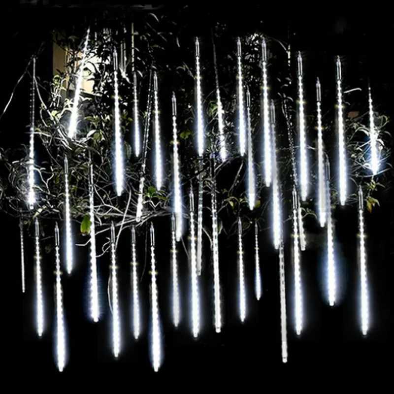 Solar LED Meteor Shower Light Holiday String Light Waterproof Fairy Garden Decor Outdoor Led Street Garland Christmas Decoration W251107