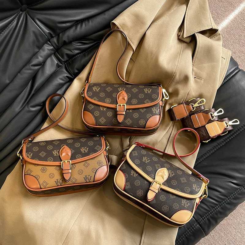Luxury Fashion Shoulder Bag For Women New Pattern Print Crossbody Bag Trendy Versatile Daily Use High QualityW251107