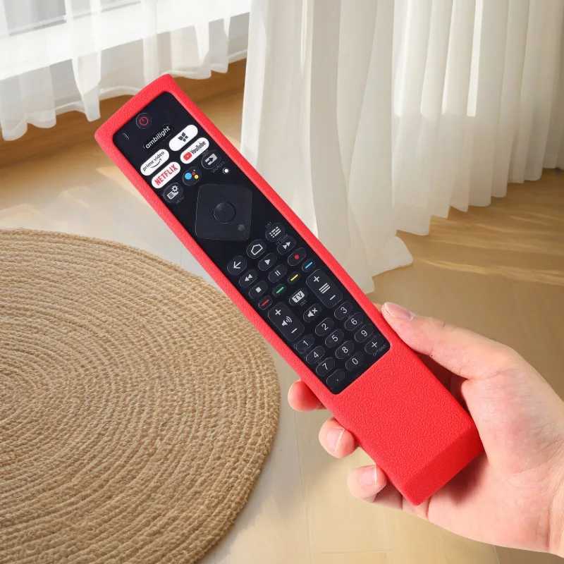 Silicone Case Fit for Philips Smart TV Remote Control 50PUS8106/12 55PUS8106/12 43PUS7406/12 Protective Cover Anti-Slip K251106