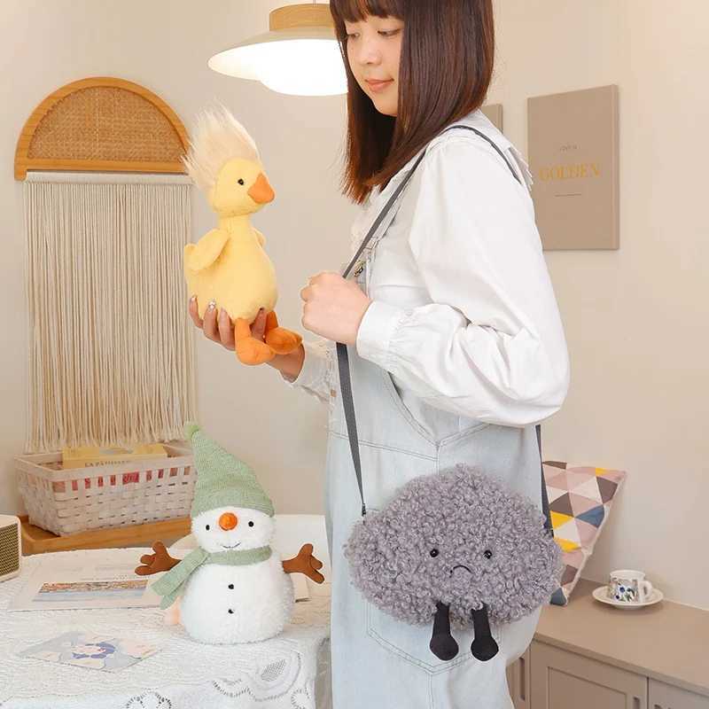 Cute Cartoon Hot Selling Bee Plush Doll Pendant Bag Snowman Duck Dark Cloud Plush Toy Home Decoration Gift For Boys And Girls C251107