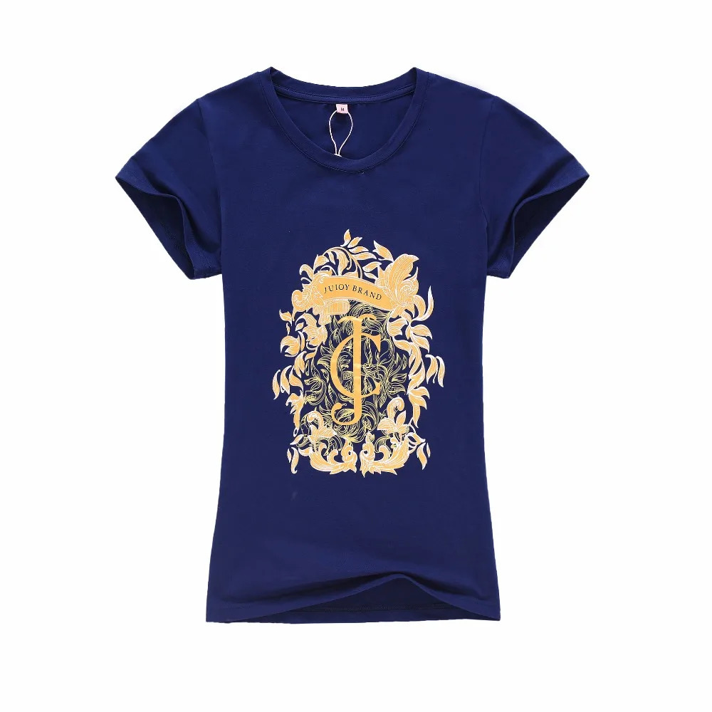 Womens Tshirt Summer Printed Letter Girls Casual Top 250407