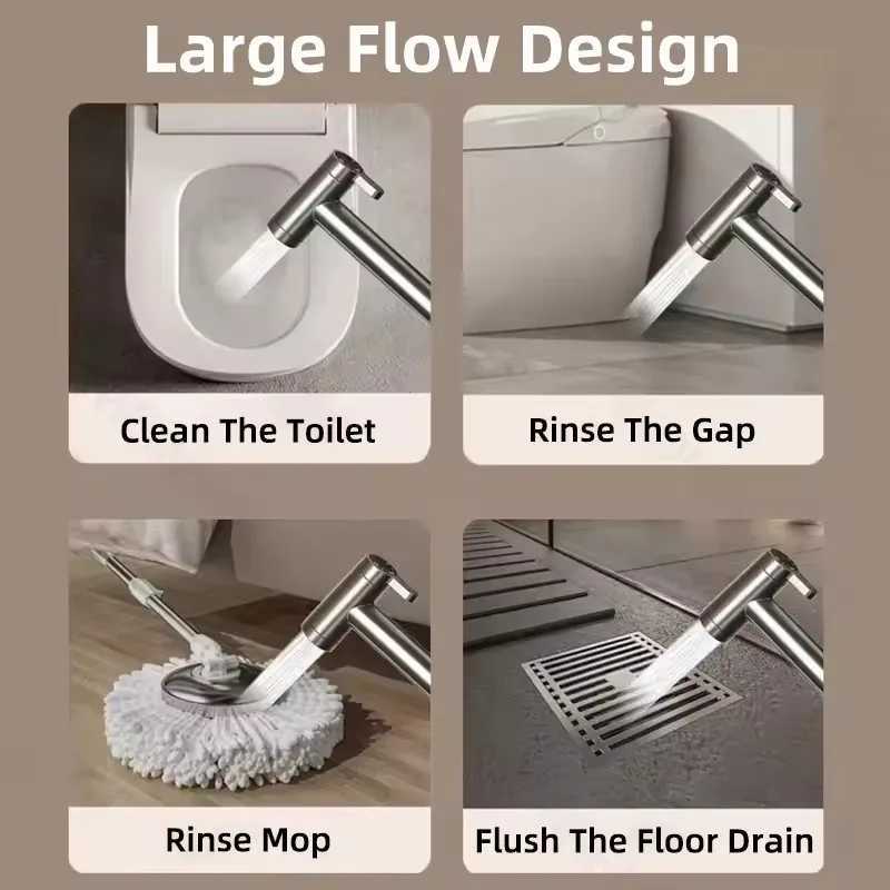 Upgrade 15M/2M//5M Spiral ible Shower Hose Toilet Bidet Water Pipe Plumbing Spring ible Retractable Shower Hoses Y251107