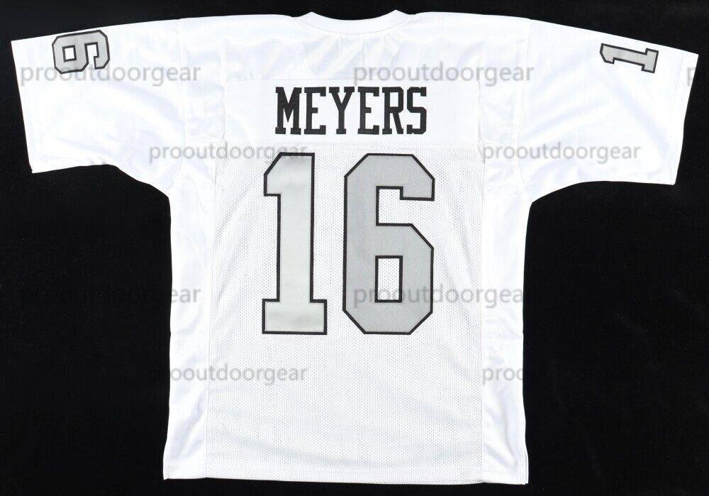 98 Crosby Custom Football Jersey O'Connell Bowers Ridder Abdullah Mattison Chaisson Football Jerseys