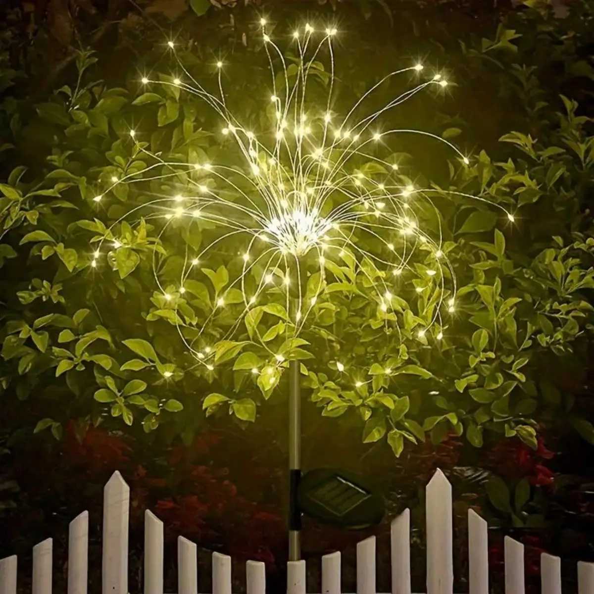 Solar Firework Lights Outdoor Waterproof Christmas Garden Wedding Decor Auto On/Off Fairy String Solar Powered Landscape Lighti W251107