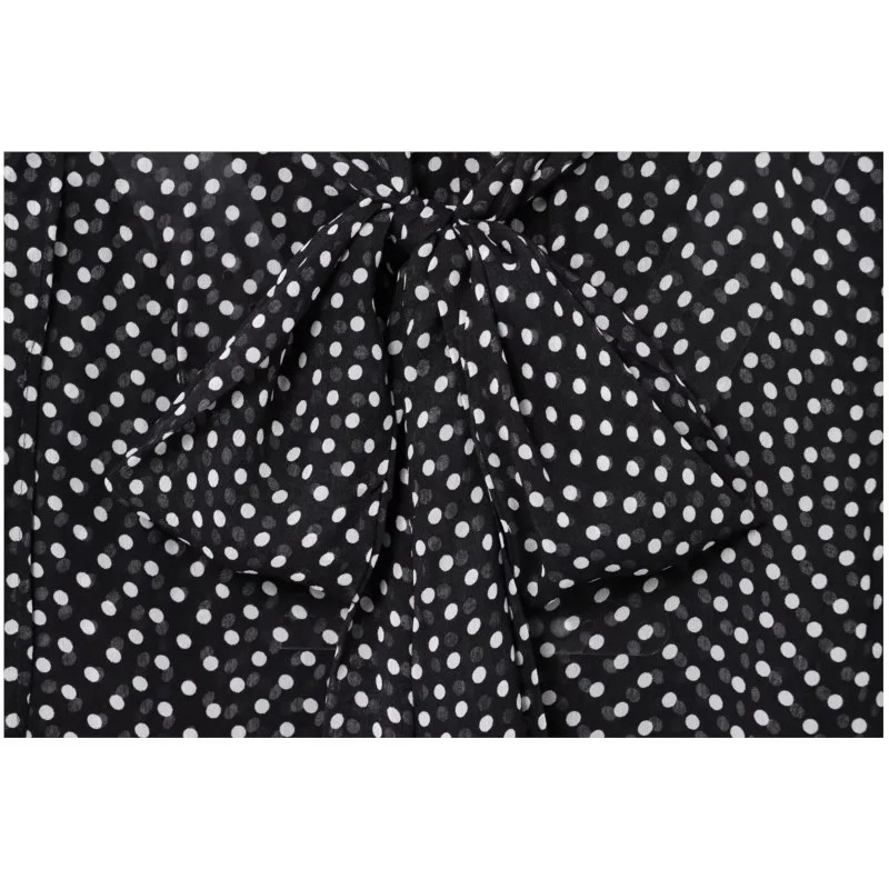 Womens Cape Town shirt with tie details spring casual Vneck womens lightweight top long sleeved and blouse 250407