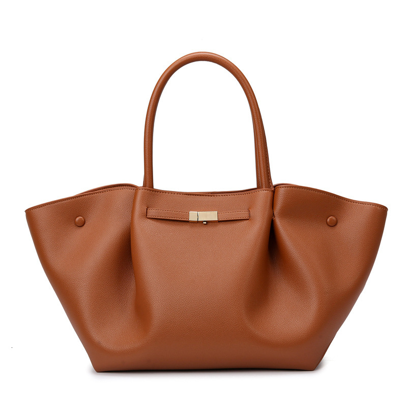 2025 New Wing Bag Women's Large Capacity Tote Bag Commuter PU Leather Underarm Handbag
