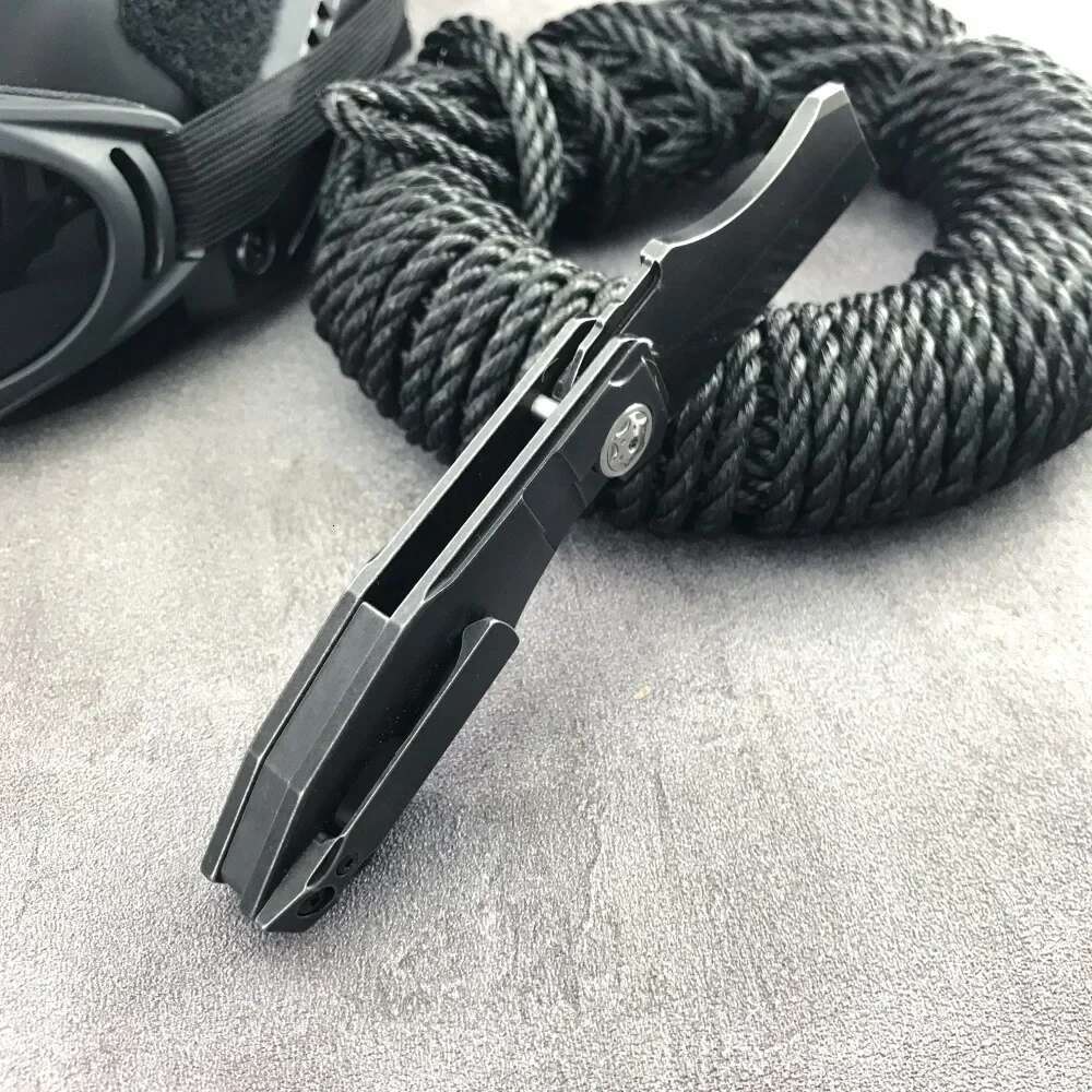 C260 Tactical Pocket Folding Stainless D2 Blade 420 Steel Handle Outdoor Survival Hunting Rescue Knife EDC Tools