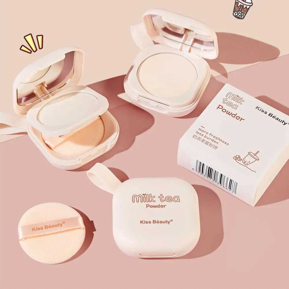 Korean loose powder full bright concealer mineral facial basic cosmetics durable powder compaction powderXJ250407