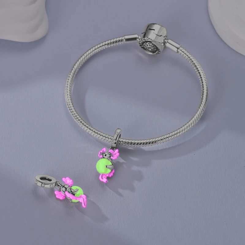 Original Charms Bead Pendant 925 Sterling Silver Cat Paw Bow Girl Cherry Firefly Heart Charm Fit Bracelet DIY Women Jewelry GiftXJ251107