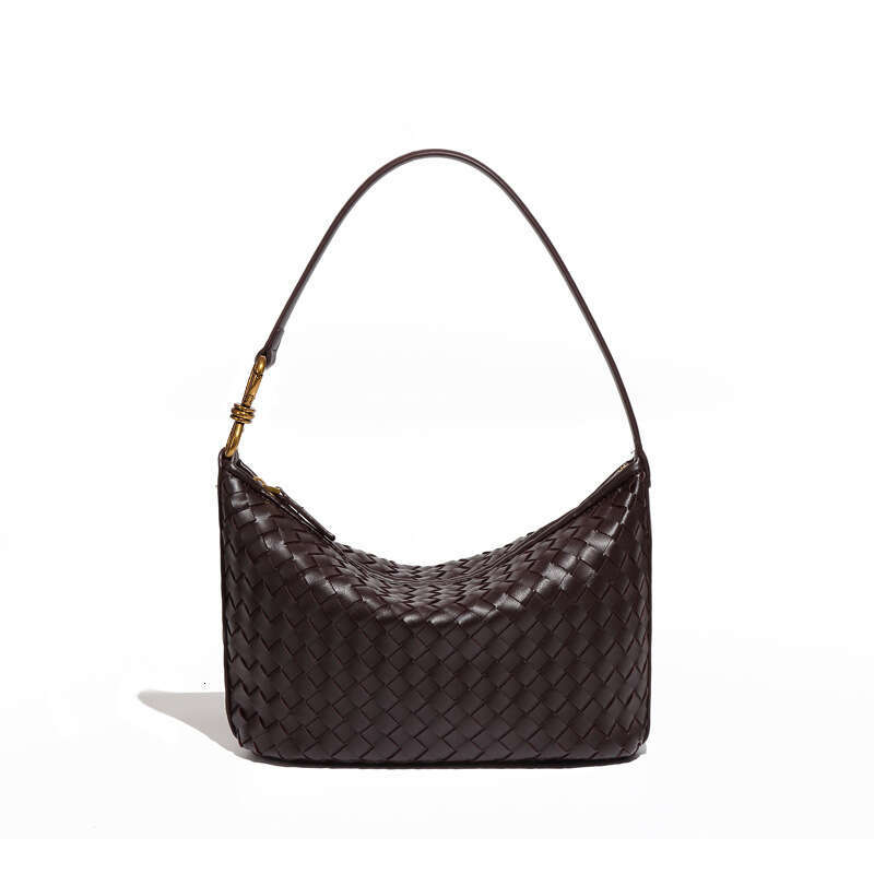 Niche handmade woven fashionable single shoulder crossbody women's simple hand-held lunch box trendy armpit bag, 2025 new casual fashion trend cl