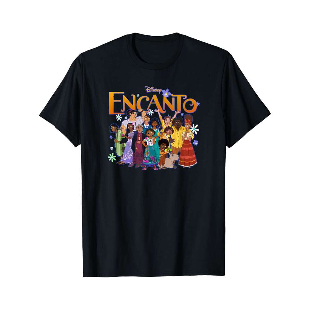 Designer T shirt Encanto Family Group Portrait Logo - 220g Tshits