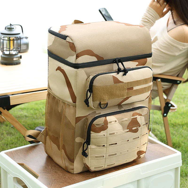 Tactical backpack mens travel bag survival outdoor hiking hunting fishing 30L tactical cooler picnic 250401