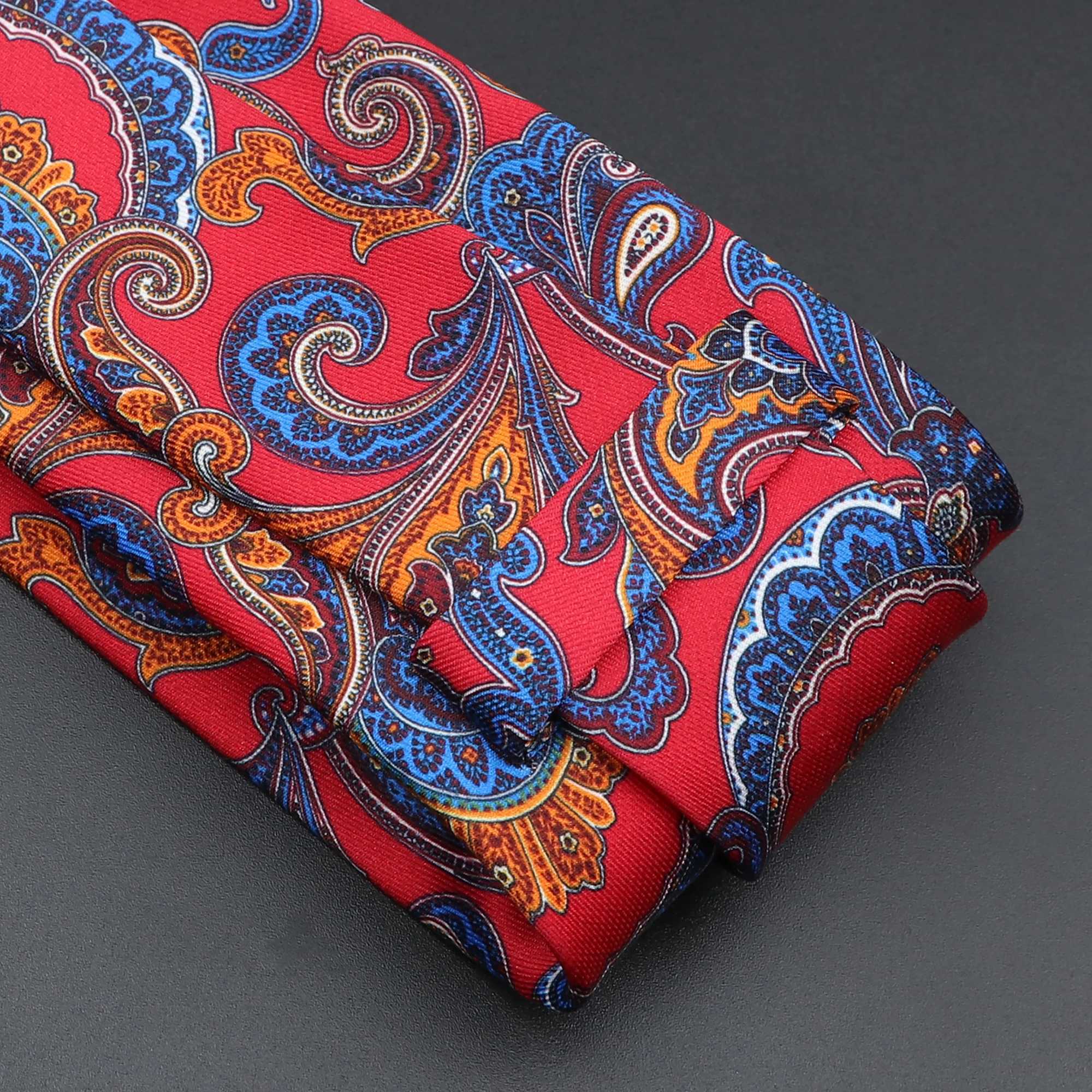 Fashion Mens 7.5cm Silk Tie Super Soft Bohen Style Dot Chic Novelty Red Blue Necktie Suit Shirt Luxury Banquet Accessories X250407