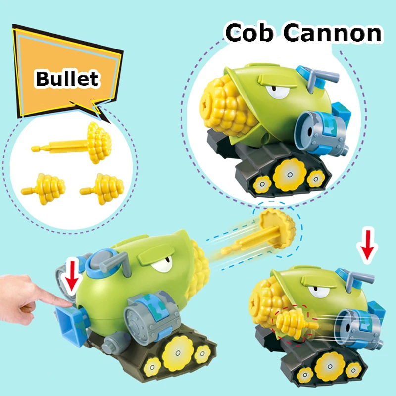 Plants Vs. Zombies 2 Licensed Cob Cannon Zombie Pull-Back Vehicle Battle Set Bulk Stock - Collectible Action Figure Toy with Target Game Kids Gift