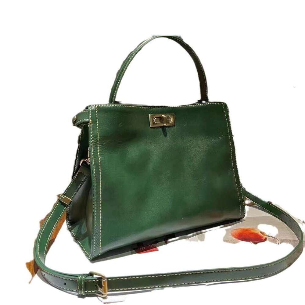 Luxury Bag Designer Vegetable Tanned Cowhide Cross-body Bag Women's Leather Tote Top Leather Beach Shoulder Bag