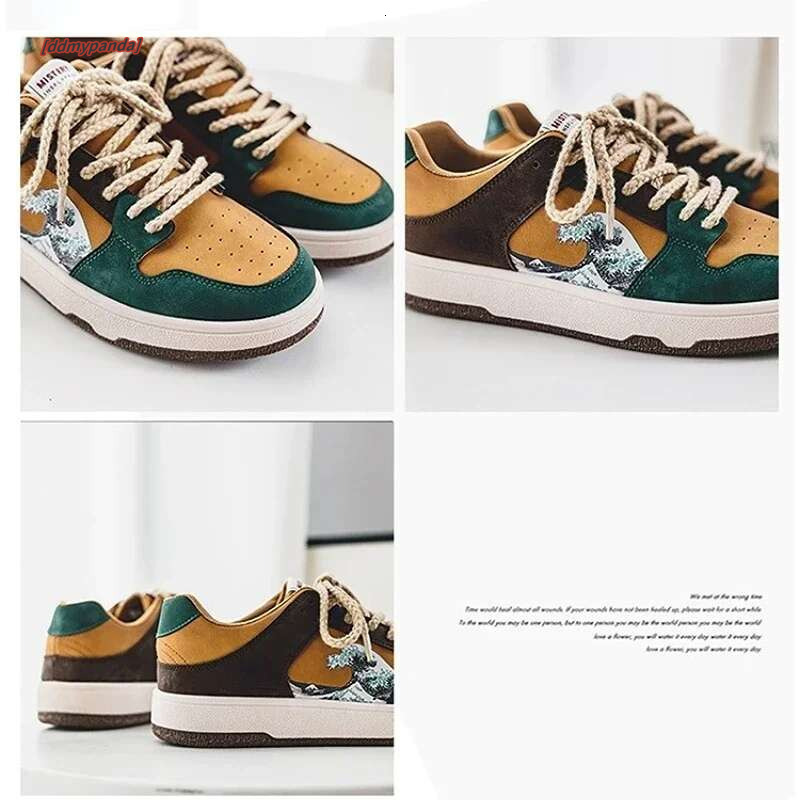 Men's Flat Fashion Lace-up Sneakers Men Outdoor Leisure Skateboard Low-top Breathable Tennis Shoes Tenis Mascuo ddmypanda
