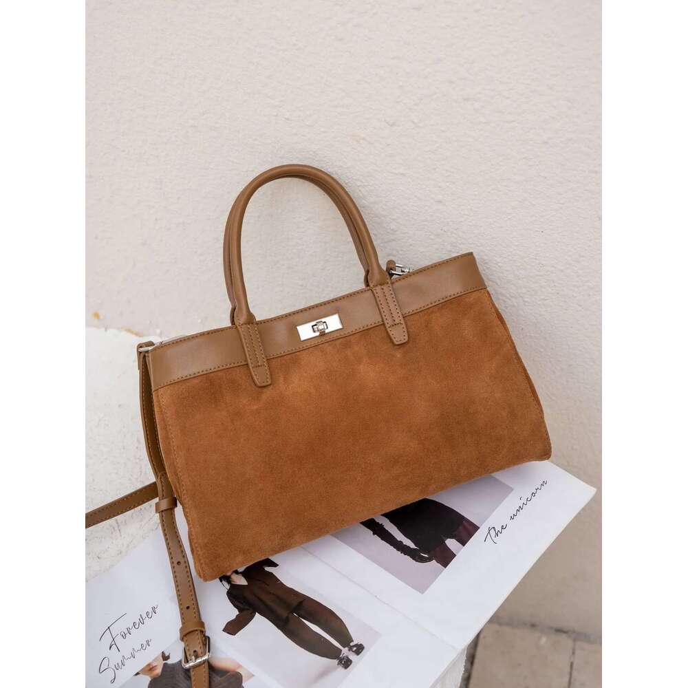 Genuine Leather Fashion Women Tote Coffe Designer Brand Shoulder Crossbody Ladies Bag For Woman Brown Handbag Black