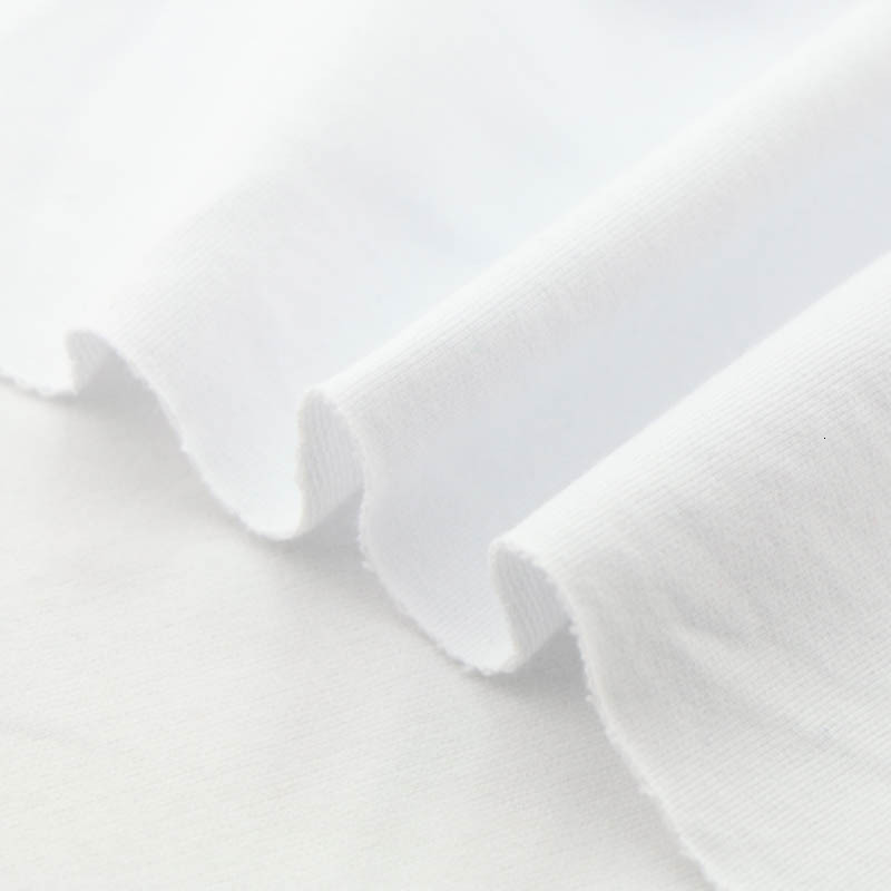 32s Cotton CVC Small Fabric Autumn Winter In Stock Full Polyester Terry Fish Scale