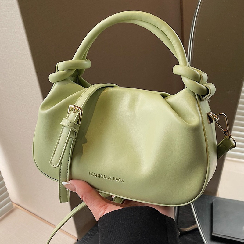 2025S Designer Women S Bag Simple Pleated Small For Women In Spring New Hand Held Bucket Bag High End And Stylish Versatile Temperament Crossbody Bag