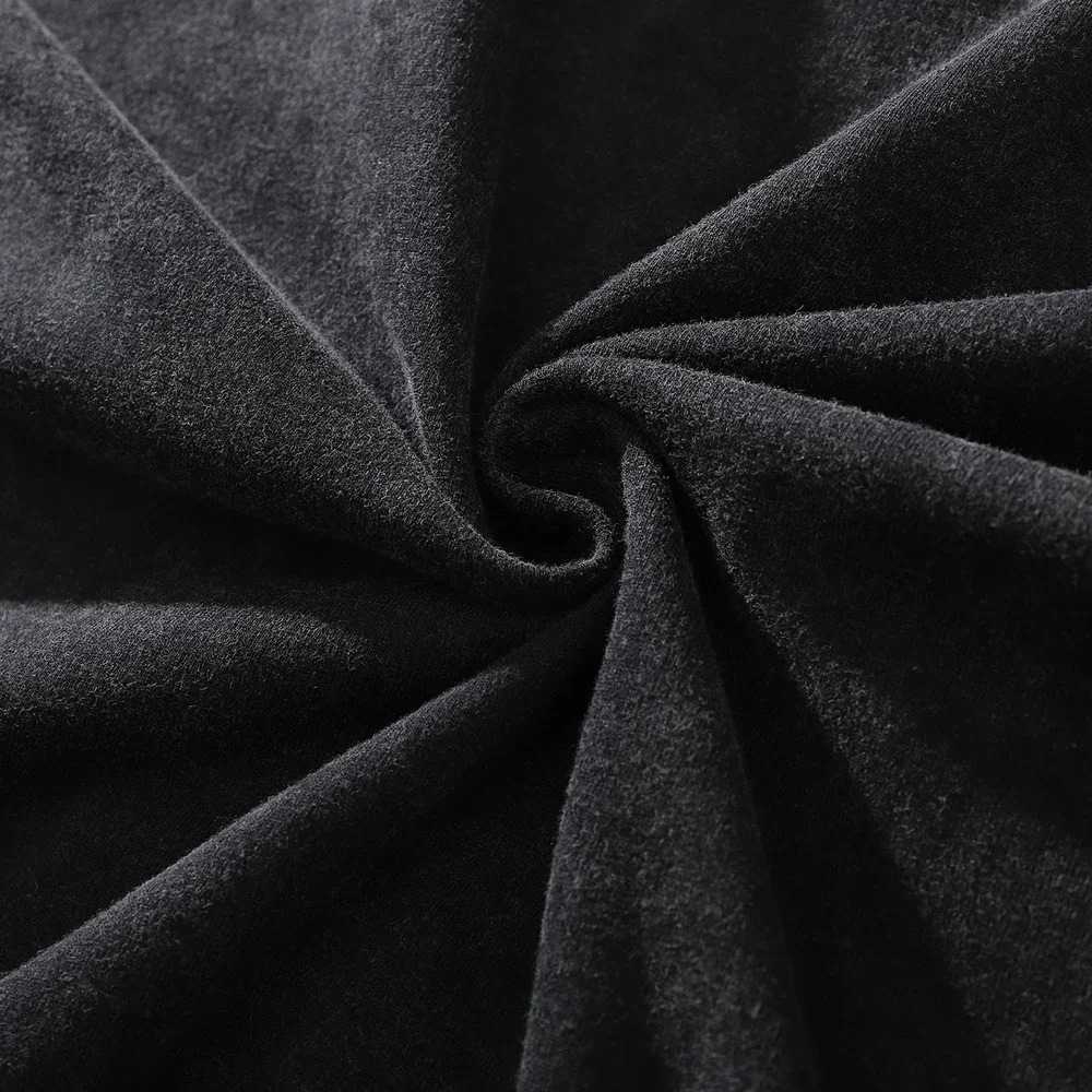 100% pure cotton retro vest T-shirt mens oversized washable vest top summer womens oversized sleeveless short sleeved Y2K streetwear 250403