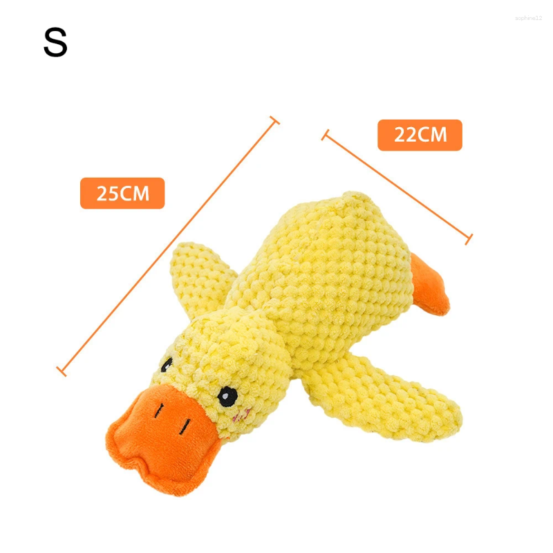 Duck Shape Dog Toy Quacking Pet Toys For Small Large Cat Durable Puppy Molar Chew Fun Interactive Plaything Supplies