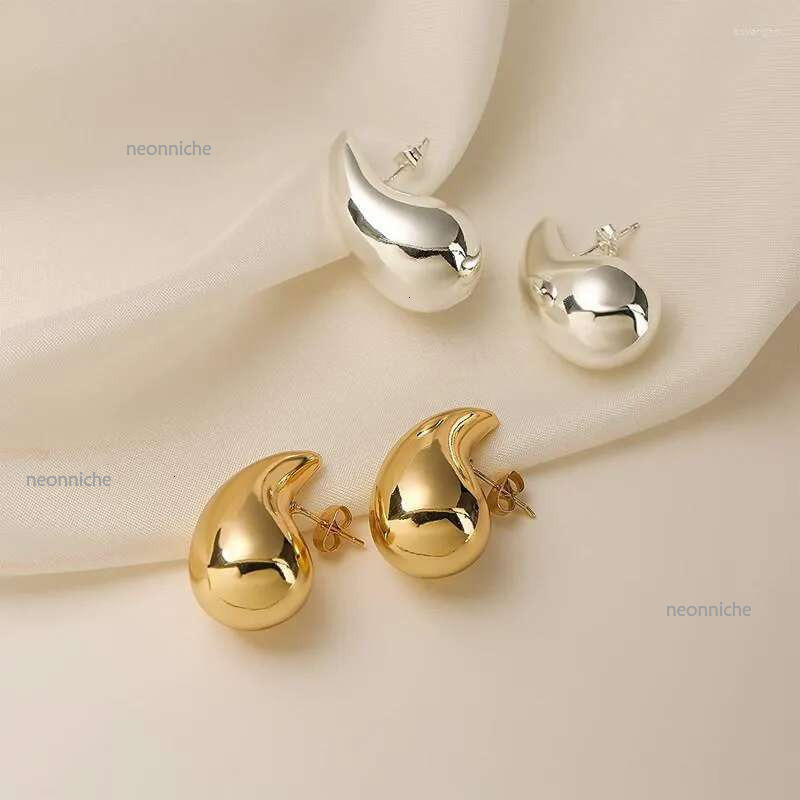 High quality fashion classic charm Stud Earrings Big Waterdrop Stainless Steel For Women Minimalist Simple Waterproof Jewelry Lightweight Valentine�