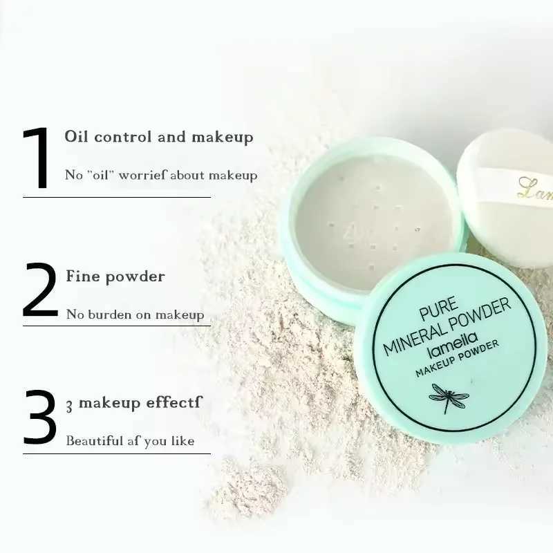 Facial Loose Powder Matte Transparent Powder Cosmetics Waterproof Oil Control Velvet Professional Durable Makeup PowderXJ250407