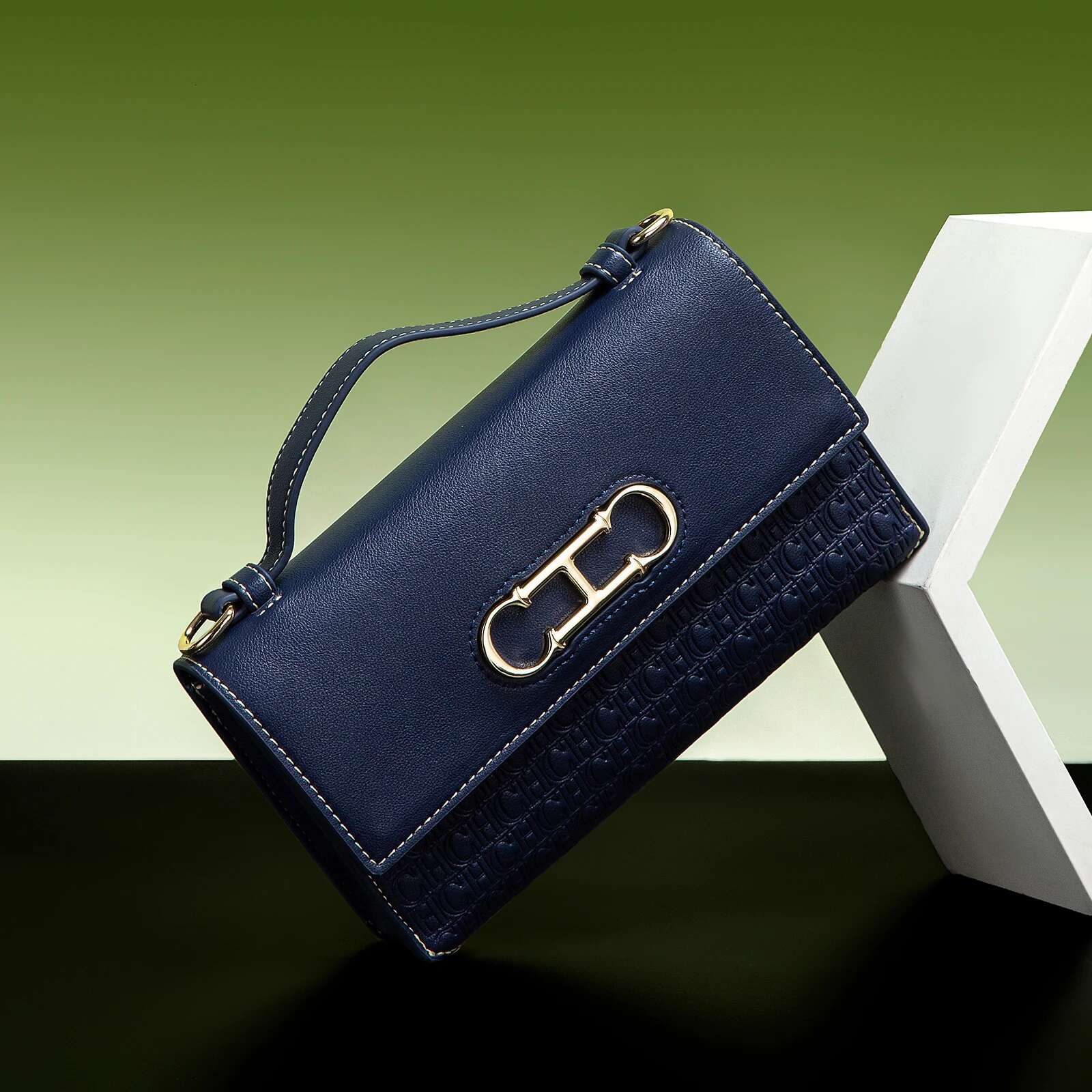 CH Crossbody Brand Letter Print Leather Compact Elegant Handbag Tote Exquisite Fashion Women's Bag