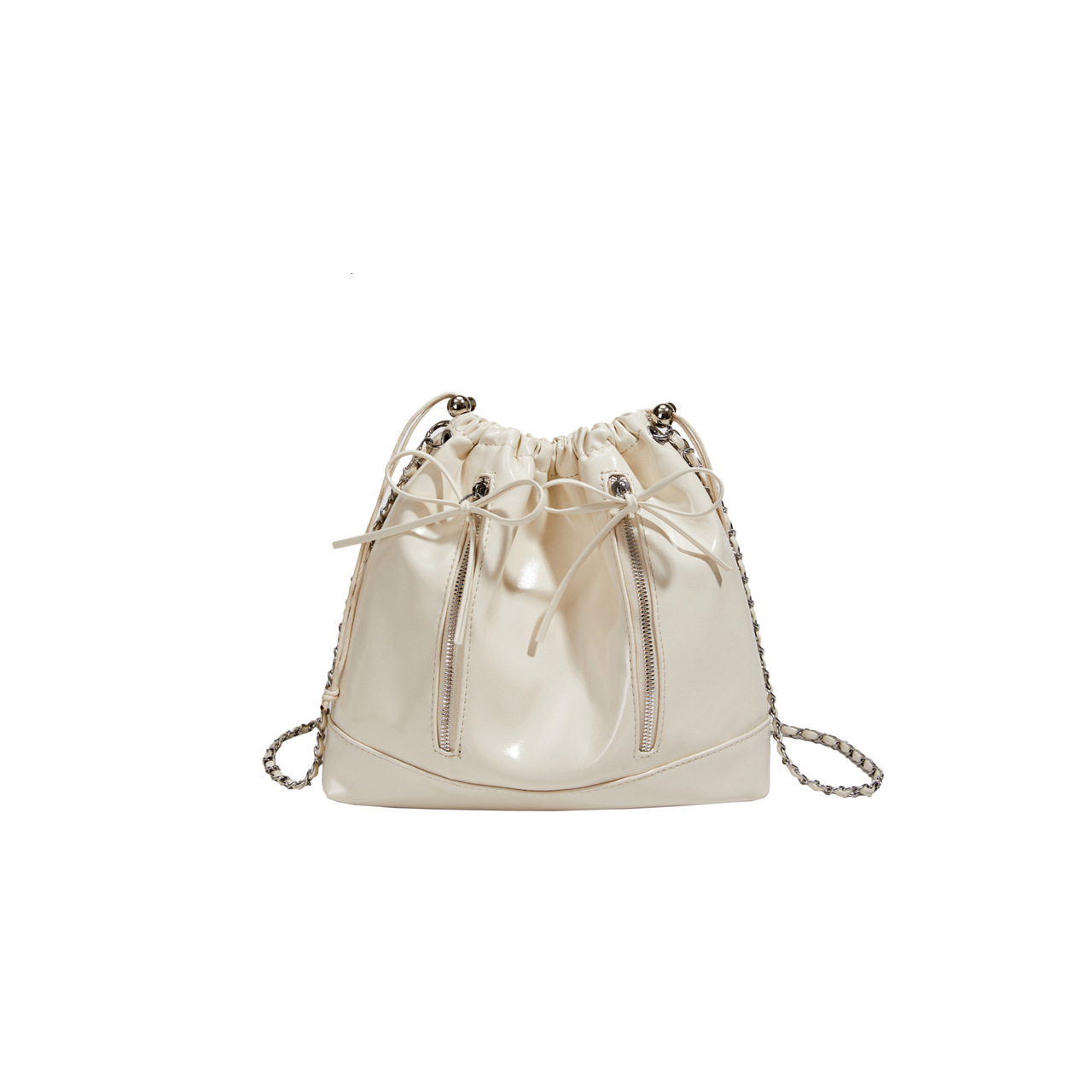 2025S Designer Women S Bag Fashionable And Minimalist Bucket Niche Design Drawstring Backpack High End Travel Shopping Crossbody Bag
