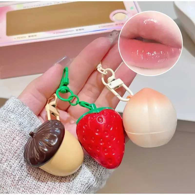 Moisturizing lipstick Hand Cream Set Peach Strawberry Nut Anti freeze Cracking Repair Thread W250407