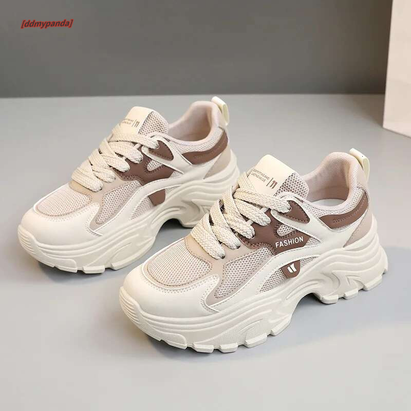 Fashion Women Breathable Sneakers Summer Hot Sale Mesh Lace-up Casual Walking Shoes Ladies Tennis Volleyball Shoe Versatile ddmypanda